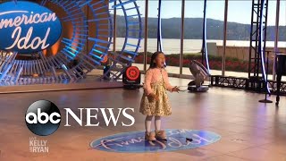 7-year-old scores golden ticket to American Idol