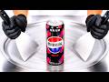 Pepsi Raspberry Ice Cream Rolls ASMR