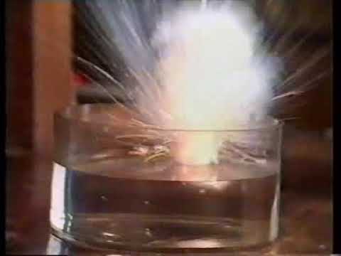 Group 1 Metals Part 2 - Reactions of rubidium and caesium with water