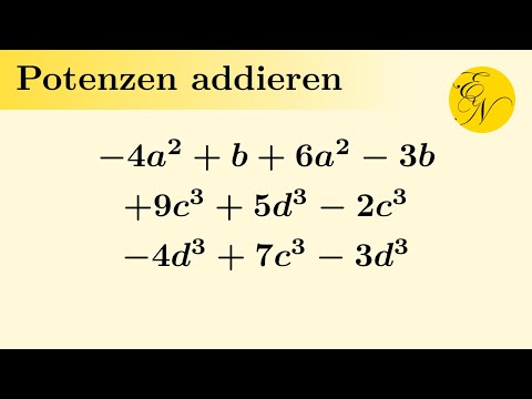 Potenzen addieren und subtrahieren