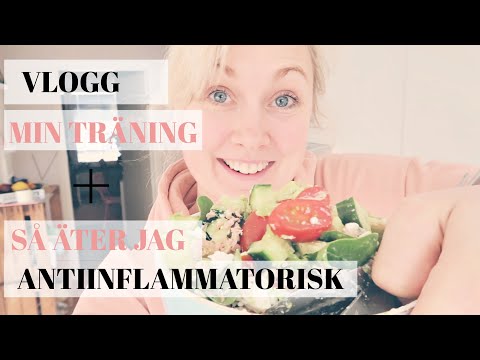 VLOGG: MASSOR AV TRÄNING OCH ANTIINFLAMMATORISK KOST INSPIRATION. En dag i livet som permitterad.