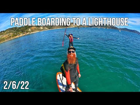 PADDLE BOARDING TO A LIGHTHOUSE! | 2/5/22