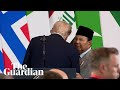 Hot Mic Captures Indonesian President Asking Trump To Meet Son Eric