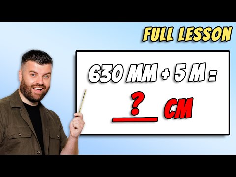 FULL 11+ Maths Lesson (measurement)