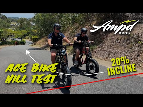 Field Testing - ACE Bike 20% Hill Climb - Single vs Dual Motor