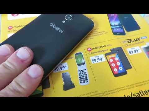Smartphone Handy  unter 50 Euro Alcatel U5 4047f von Aldi  mein Test und erster Eindruck