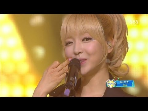 [AOA AOA] - MOYA MOYA @ popular song 130811