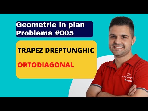 Solved problem: Orthodiagonal rectangular trapezoid. Property. Calculating height and area