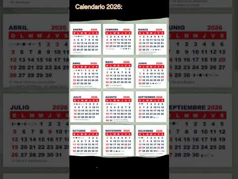 Vídeo: Calendário Setembro 2026: perguntas e respostas