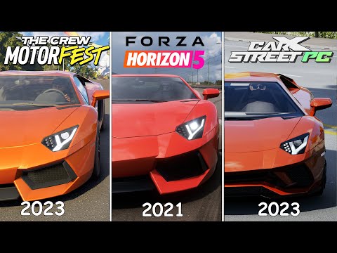 Forza Horizon 5 Vs The Crew Motorfest Vs  CarX Street PC | Direct Comparison