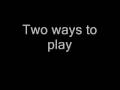 ZZ Top- Two ways to play with lyrics 