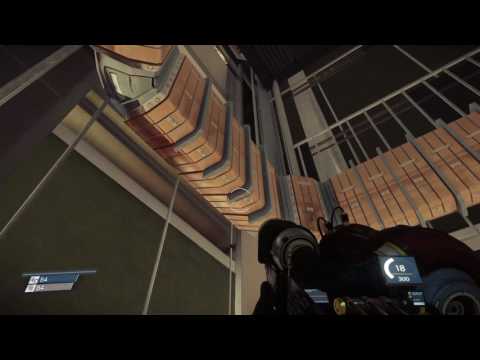 Prey Demo: Opening Hour_using #Glue gun to climb up the elevator shaft!