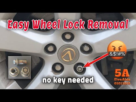 Easy McGard / Lexus / Toyota Wheel Lock Removal