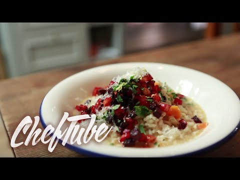 How to Make Vegetable Risotto with Gremolata - Recipe in description