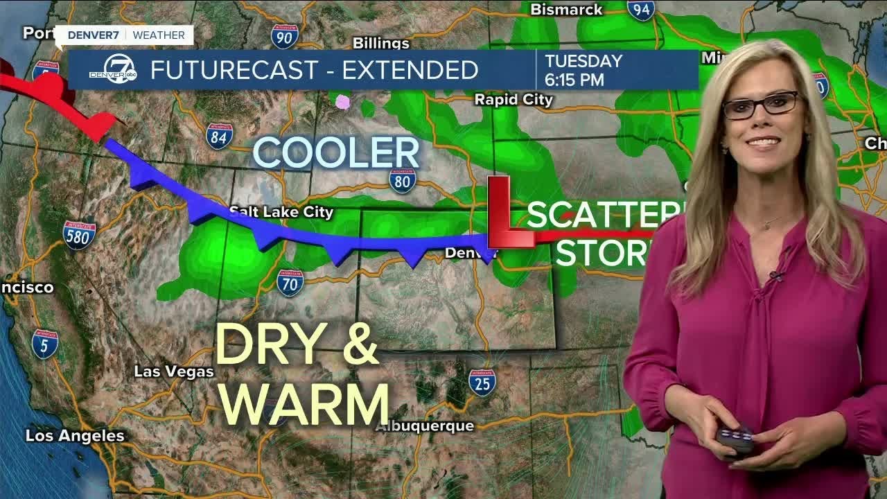 Lunar eclipse tonight, warmer this week