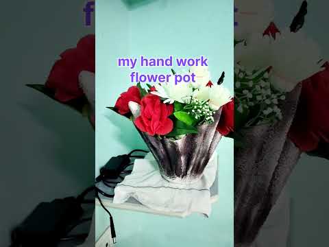 maine bnai  pot white cement se kal ke vlog me zarur dekhna #bestyoutuber daily routine vlog