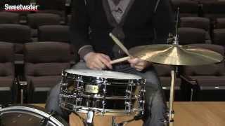 Video thumbnail for Tama S.L.P. Series Vintage Steel Snare Drum Review by Sweetwater Sound by Sweetwater