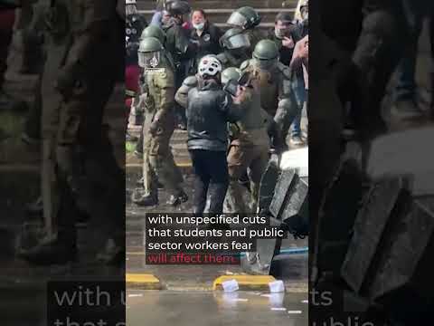 Student protests in Chile turn to violent clashes with police