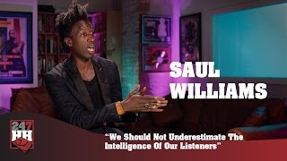 Saul Williams - We Should Not Underestimate The Intelligence Of Our Listeners (247HH Exclusive)