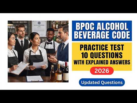 BPOC Alcohol Beverage Code Practice Test: 10 Essential ...