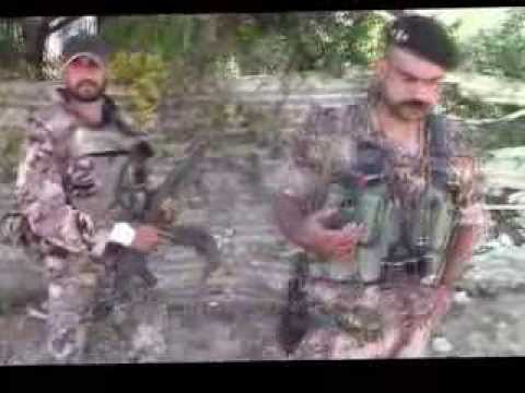 قائد كتيبة صياد الأسود على خط الجبهة في ريف درعا رغم اصابته