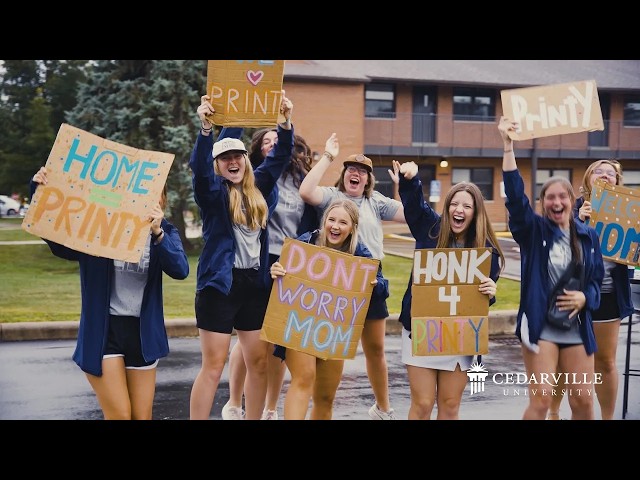 Thumbnail for video titled: Start Your 1000 Days at Cedarville University!