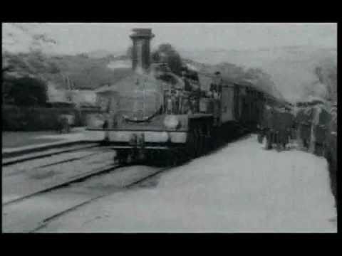 Прибытие поезда на вокзал Ла Сьота (1896