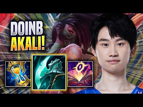 DOINB IS A GOD WITH AKALI! - LNG DoinB Plays Akali MID vs Taliyah! | Season 2022