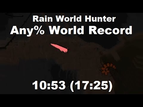 Rain World Hunter Any% World Record in 10:53 (17:25) (first sub 11!)