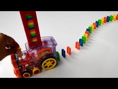 Mainan Anak - Belajar Berhitung & Warna bahasa Inggris - Unboxing Mainan Mobil Truk Domino