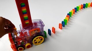 Download lagu Mainan Anak - Belajar Berhitung & Warna bahasa Inggris - Unboxing Mainan Mobil Truk Domino mp3