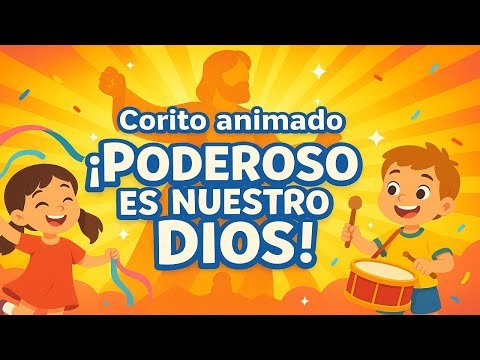 ¡Poderoso es nuestro Dios! – Corito animado cristiano para toda la familia
