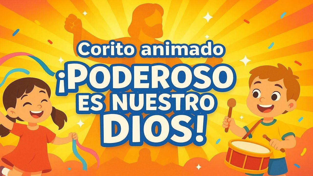 Poderoso es Nuestro Dios - Corito cristiano infantil animado