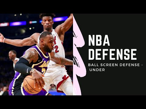 NBA Defense Day 24 (VoiceOver) Ball Screen Defense, Under!