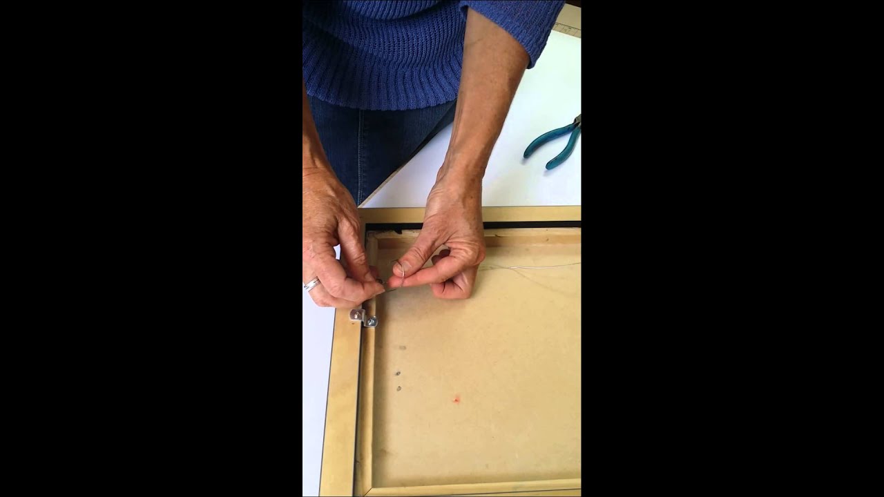 How to Properly Knot Picture Frame Wire