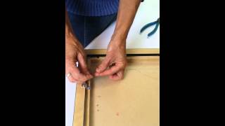 How to Properly Knot Picture Frame Wire