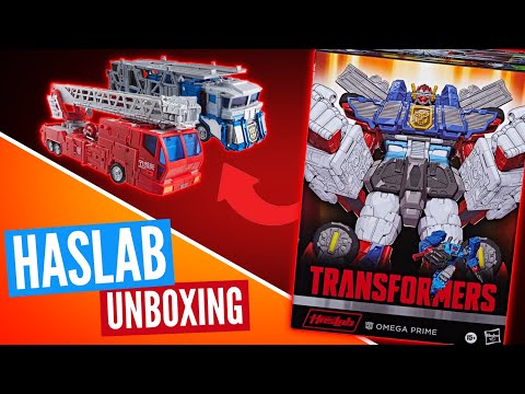 Unboxing the new Haslab Transformers Omega Prime!