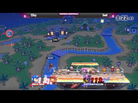 SW12 Smash Wii U - SSGuy (Mega Man) vs Bwett (Falcon) - Winners Semifinals
