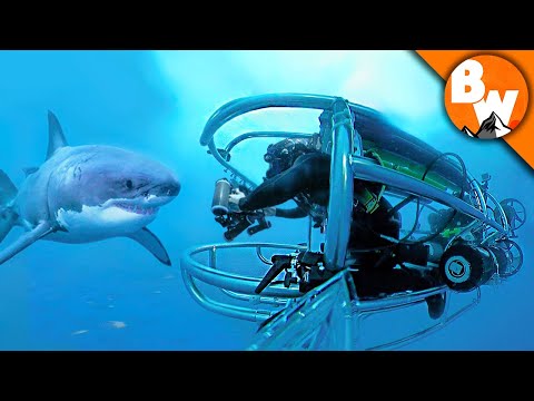 Shark Cage Submarine for Great Whites!