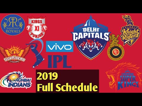 आज किसका मैच है, IPL 2019 Full Schedule,Today's IPL Match By-Harsh Das