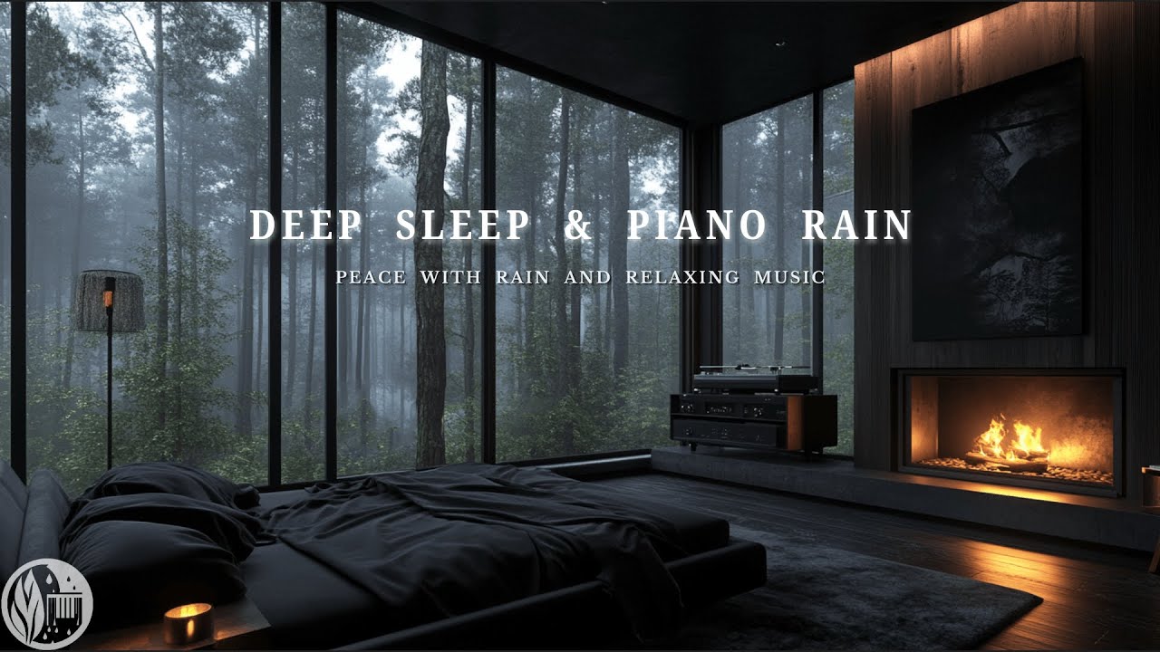 Fall Asleep Instantly to Rain Sounds & Relaxing Music for Anxiety Relief And Help You Sleep