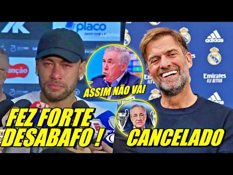 ANCELOTTI IRRITADO COM NEYMAR ! NEYMAR FAZ DESABAFO ! KLOPP FORA DOS PLANOS DO REAL