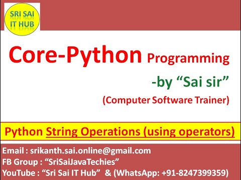 Python String Operations Python String Concatenation Python String Repetition Strings 64