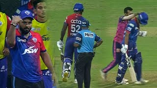 Last Over High Voltage Highlights Rishabh Pant Fights With Umpires & Jos Buttler in DC vs RR IPL