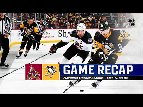 Coyotes @ Penguins 12/12 | NHL Highlights 2023