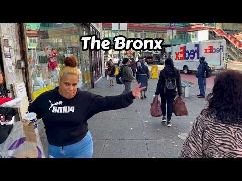 Raw Street Life Walking The Bronx Fordham Road New York City