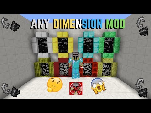 UNBELIEVABLE!! New Minecraft 1.12.2 Any Dimension Mod