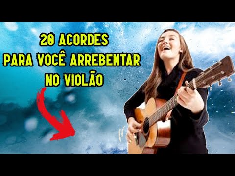 AULA de VIOLÃO para INICIANTES | 20 ACORDES para VOCÊ aprender