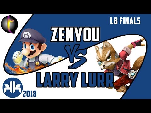 KKON18 Main Event: SSB Wii U - LF - Zenyou vs Larry Lurr