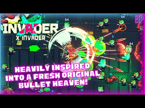 X Invader | HEAVILY INSPIRED INTO A FRESH ORIGINAL BULLET HEAVEN! Survivors Roguelike Gameplay